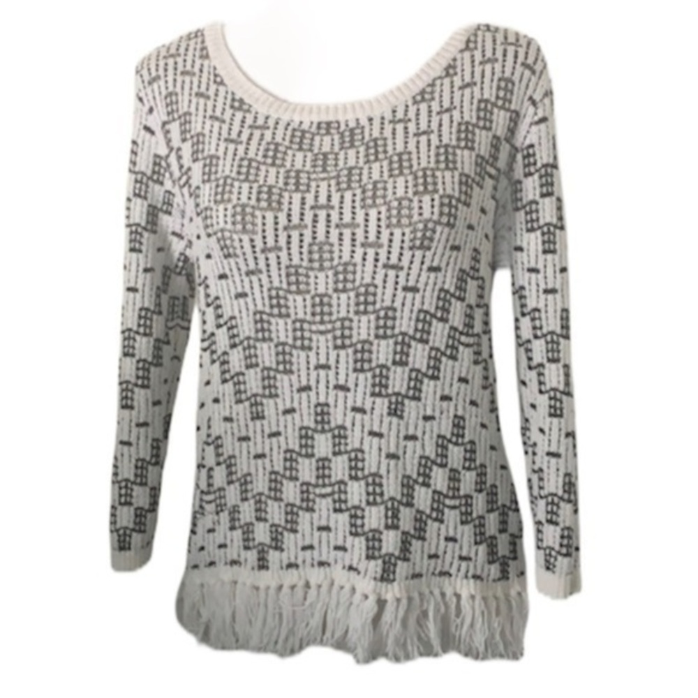 Ruby RD Knit Top With Fringe